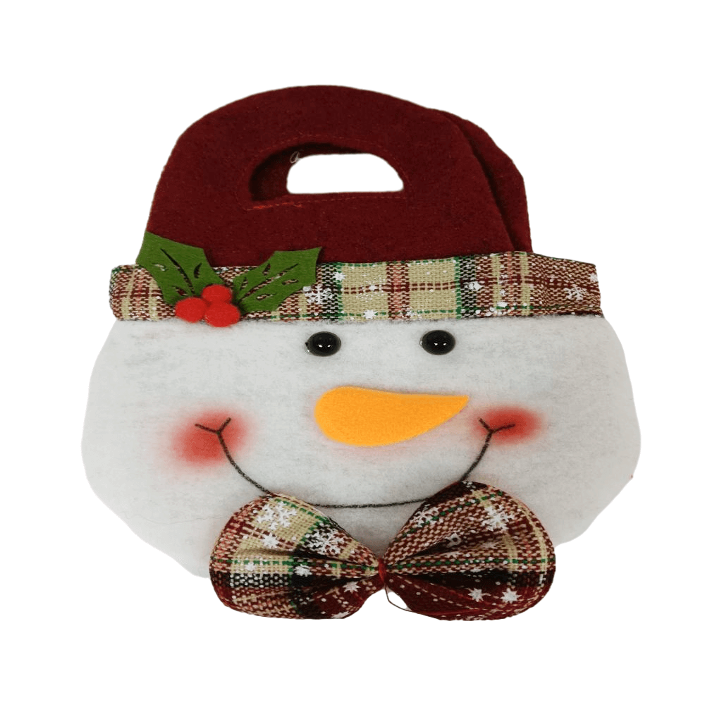 Snowman Felt Pouch